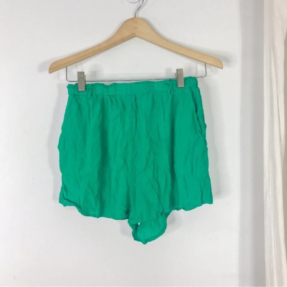 Superdown Green High Rise Mini Summer Shorts
